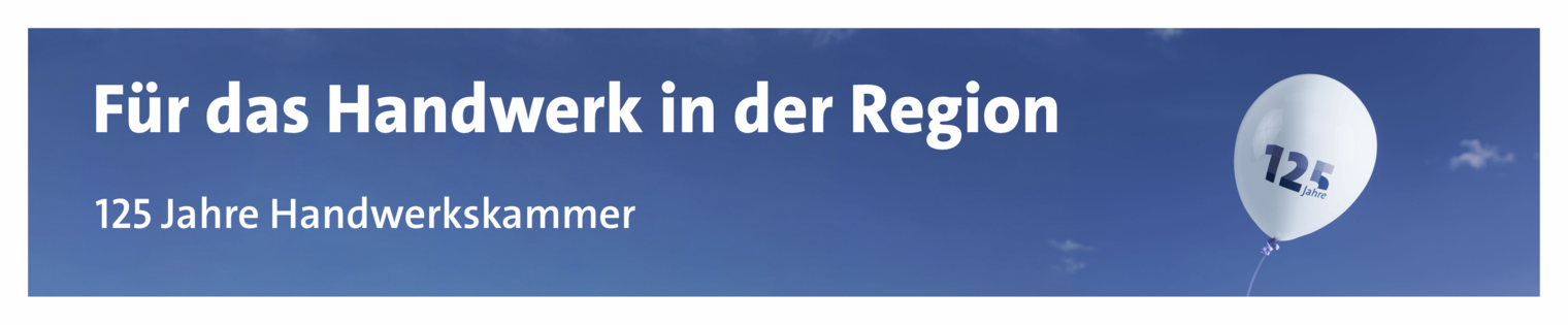 Online-Banner: 125 Jahre Handwerkskammer